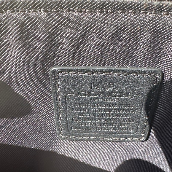 Coach Black Signature Wristlet - Picture 10 of 12